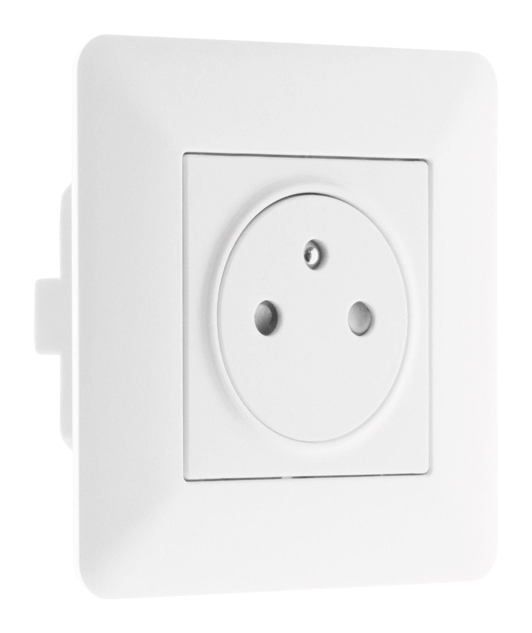 Prise électrique Murale Avec Interrupteur Integre Legrand Prise de courant affleurante 2P+T 16A simple blanc - Artezo | Zenitech